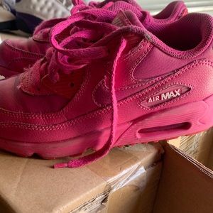 Pink Nike air max size 1 youth.